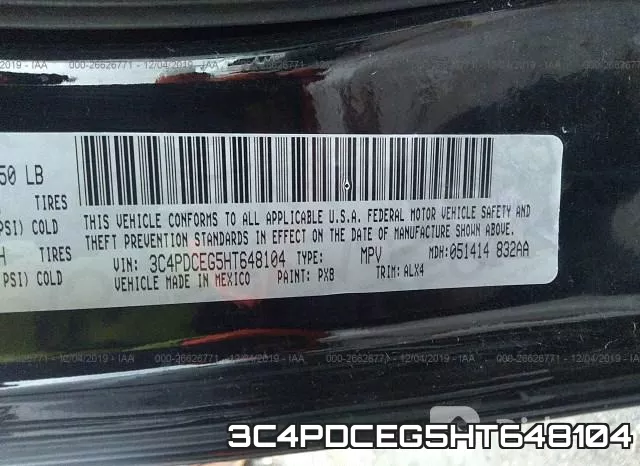 3C4PDCEG5HT648104 фото 10