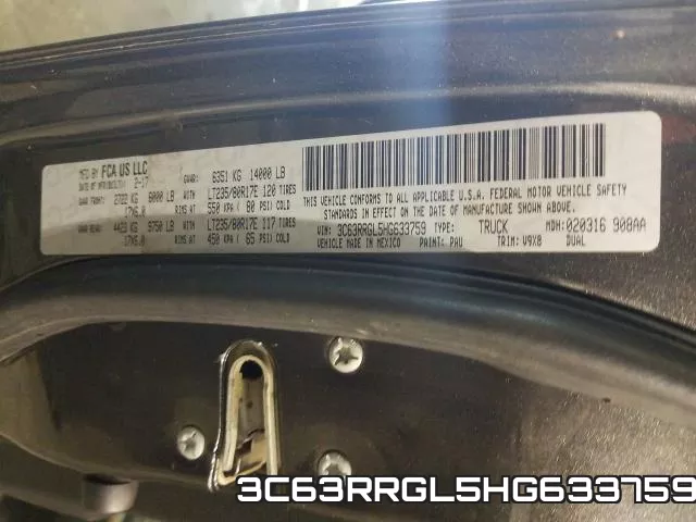 3C63RRGL5HG633759 фото 2