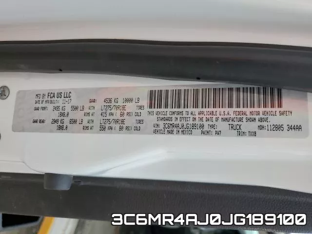 3C6MR4AJ0JG189100 фото 2