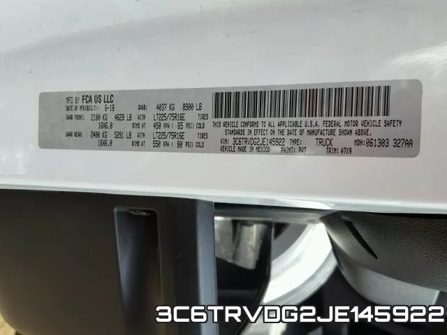 3C6TRVDG2JE145922 фото 2