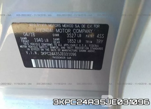 3KPC24A35JE031096 фото 10
