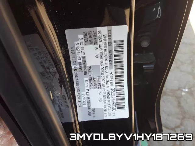 3MYDLBYV1HY187269 фото 2