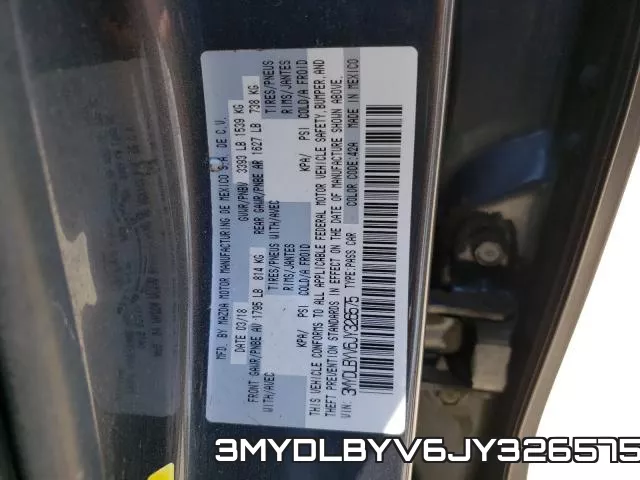 3MYDLBYV6JY326575 фото 2