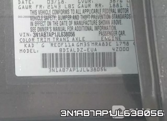 3N1AB7AP1JL638056 фото 10