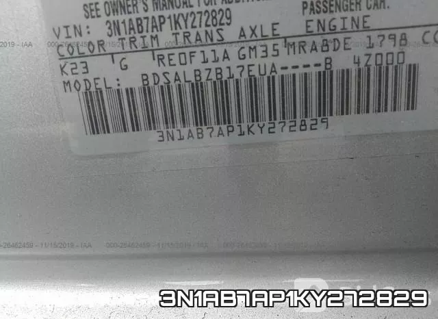 3N1AB7AP1KY272829 фото 10