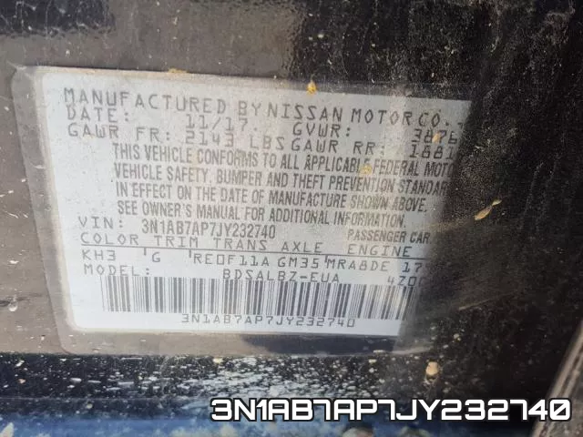 3N1AB7AP7JY232740 фото 2