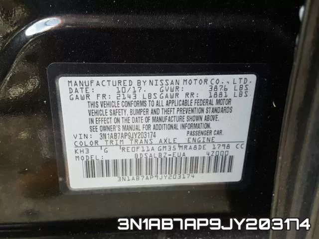 3N1AB7AP9JY203174 фото 2