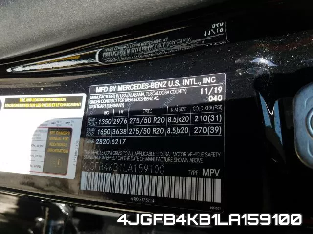 4JGFB4KB1LA159100 фото 2