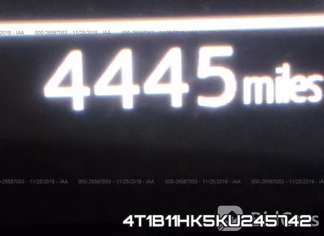 4T1B11HK5KU245742 фото 8