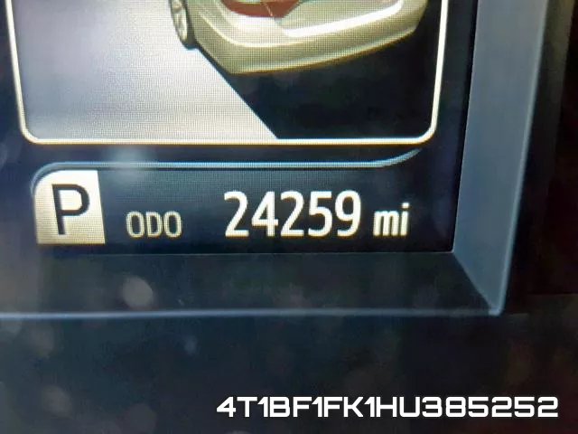 4T1BF1FK1HU385252 фото 9