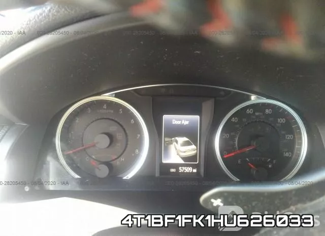 4T1BF1FK1HU626033 фото 8
