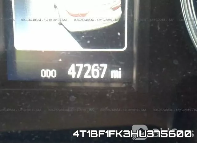 4T1BF1FK3HU375600 фото 8