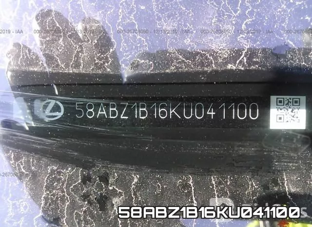 58ABZ1B16KU041100 фото 9