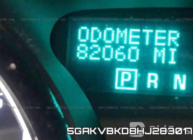 5GAKVBKD8HJ283017 фото 8