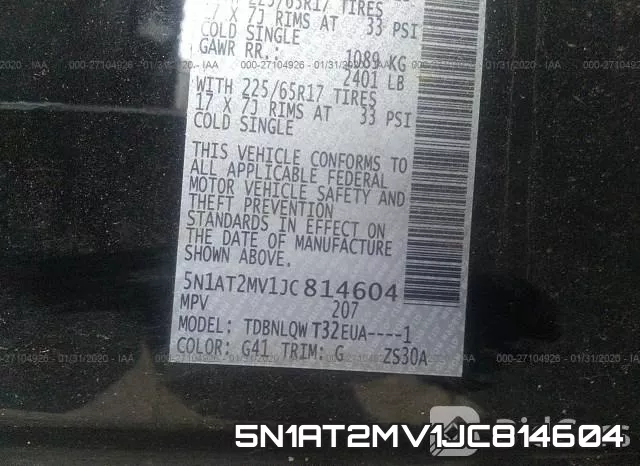 5N1AT2MV1JC814604 фото 10