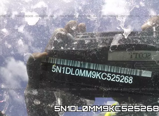 5N1DL0MM9KC525268 фото 10