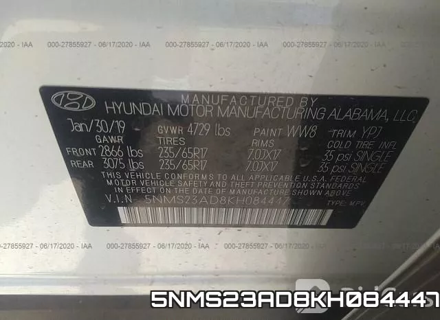 5NMS23AD8KH084447 фото 10