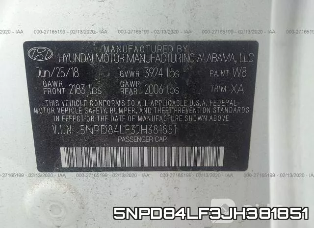 5NPD84LF3JH381851 фото 10
