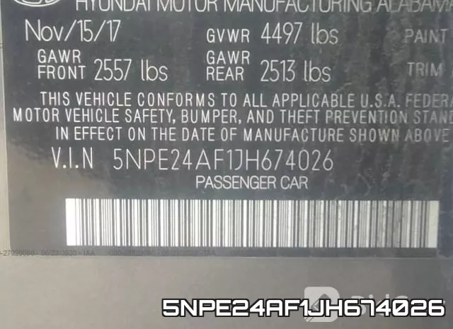 5NPE24AF1JH674026 фото 10
