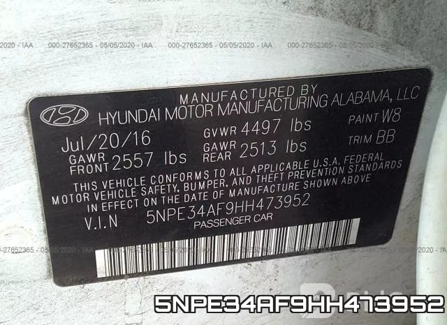 5NPE34AF9HH473952 фото 10