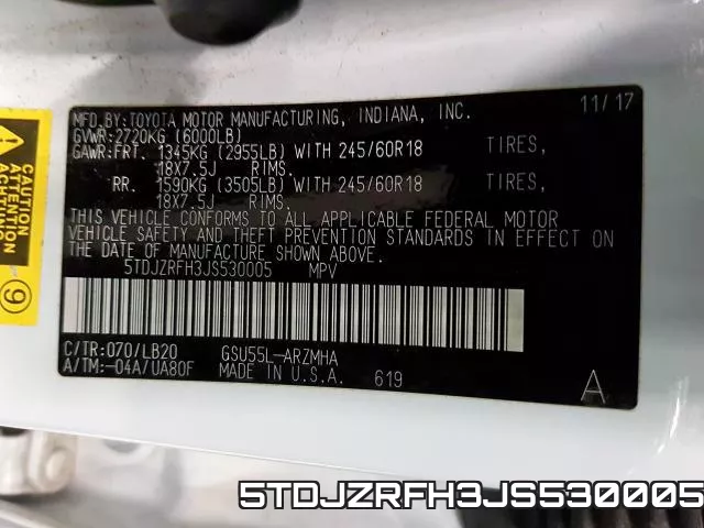 5TDJZRFH3JS530005 фото 2