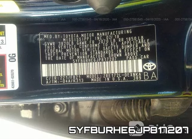 5YFBURHE6JP817207 фото 10