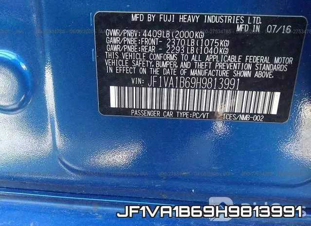 JF1VA1B69H9813991 фото 10