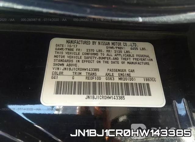 JN1BJ1CR0HW143385 фото 10