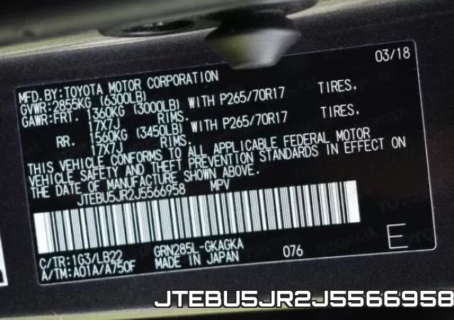 JTEBU5JR2J5566958 фото 2
