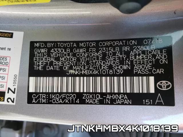 JTNKHMBX4K1018139 фото 2