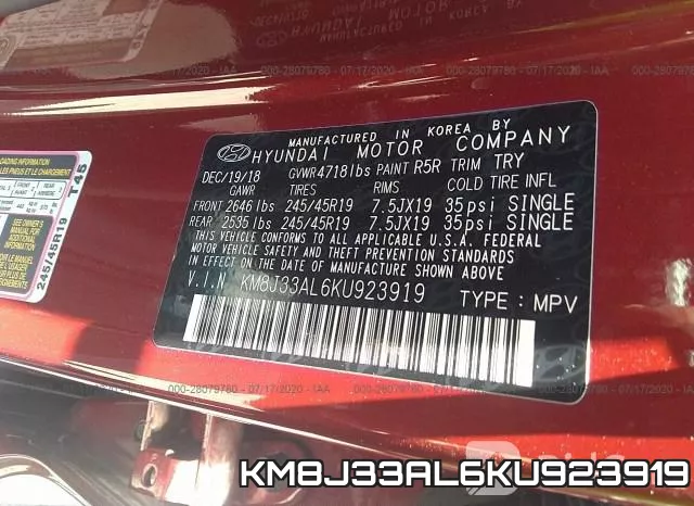 KM8J33AL6KU923919 фото 10