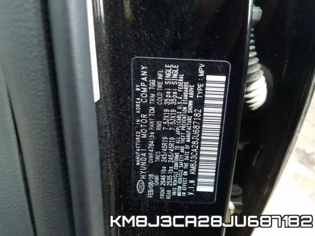 KM8J3CA28JU687182 фото 2