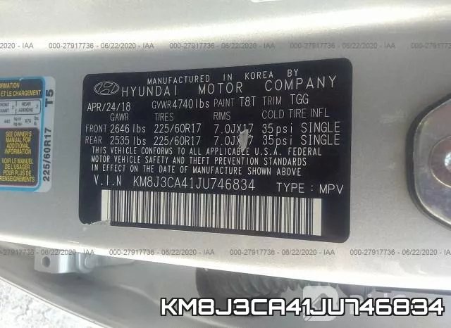 KM8J3CA41JU746834 фото 10