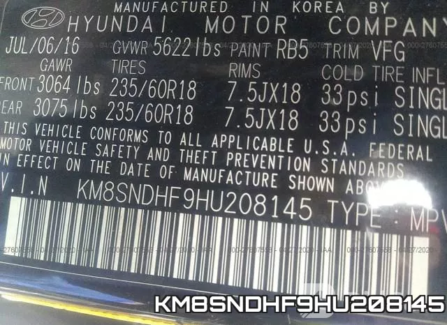 KM8SNDHF9HU208145 фото 10