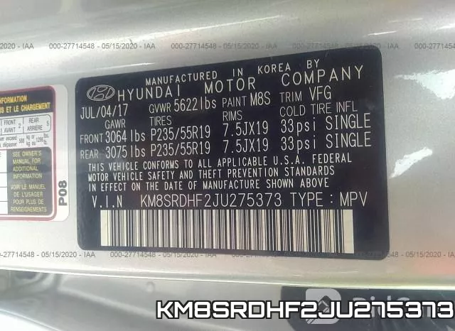 KM8SRDHF2JU275373 фото 10