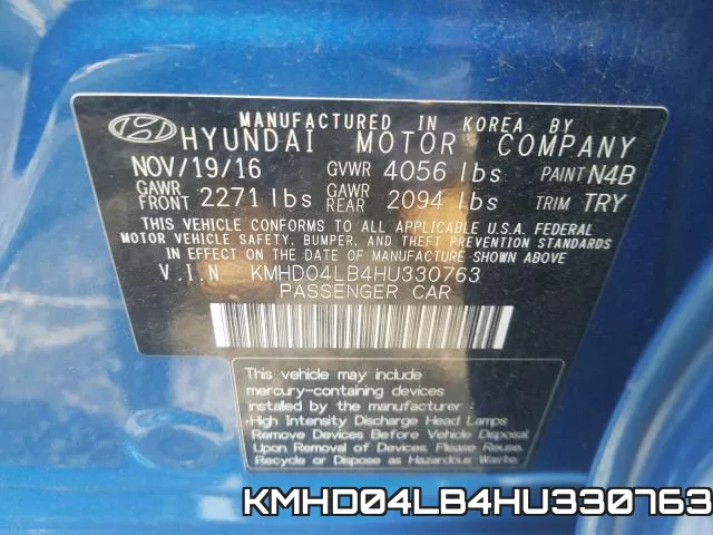 KMHD04LB4HU330763 фото 2