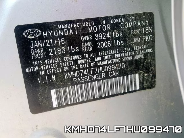 KMHD74LF7HU099470 фото 2