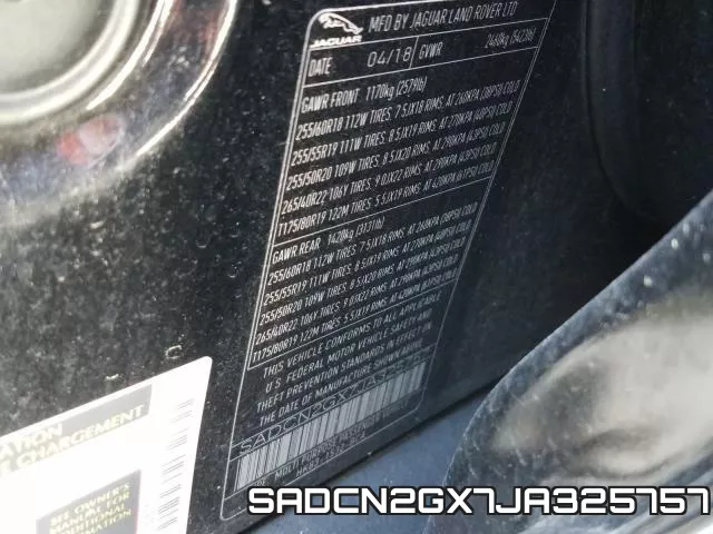SADCN2GX7JA325757 фото 2