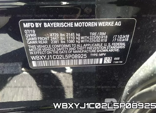 WBXYJ1C02L5P08925 фото 10