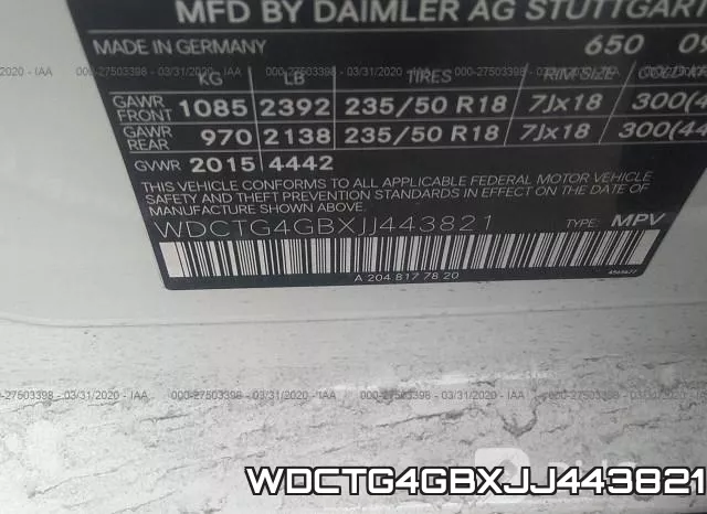 WDCTG4GBXJJ443821 фото 10