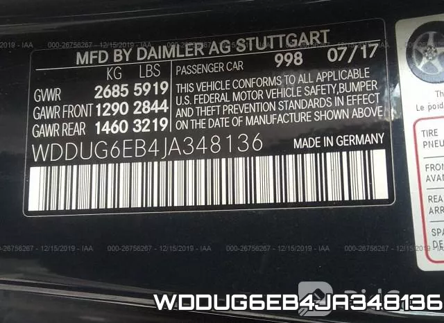 WDDUG6EB4JA348136 фото 10