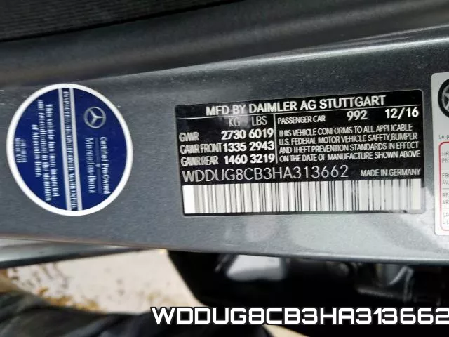 WDDUG8CB3HA313662 фото 2