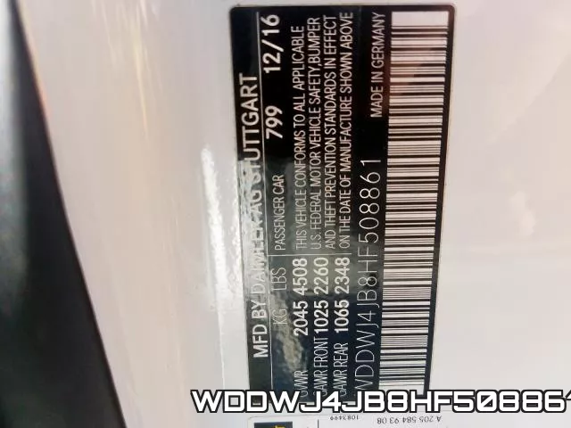 WDDWJ4JB8HF508861 фото 2