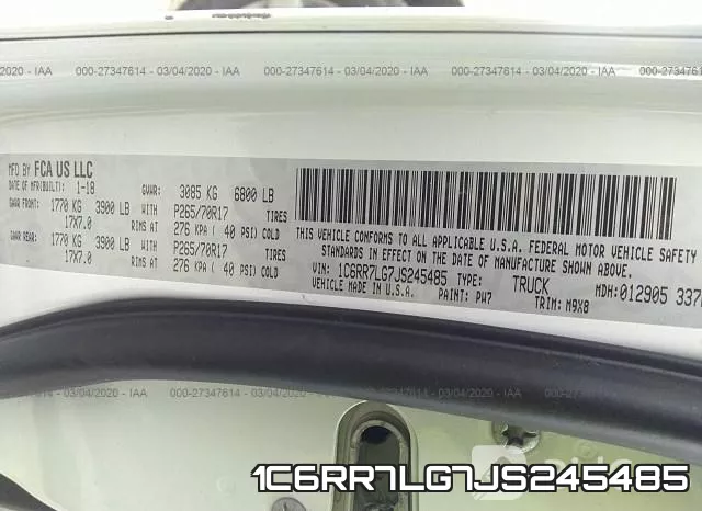 1C6RR7LG7JS245485 фото 10
