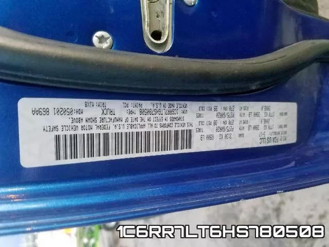 1C6RR7LT6HS780508 фото 2