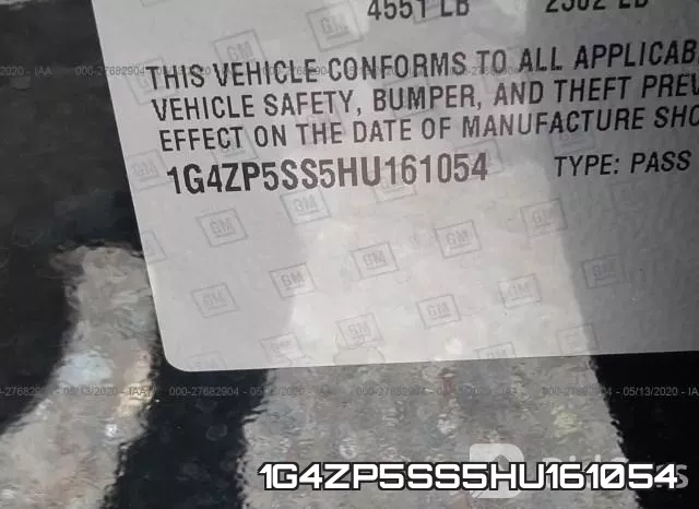 1G4ZP5SS5HU161054 фото 10