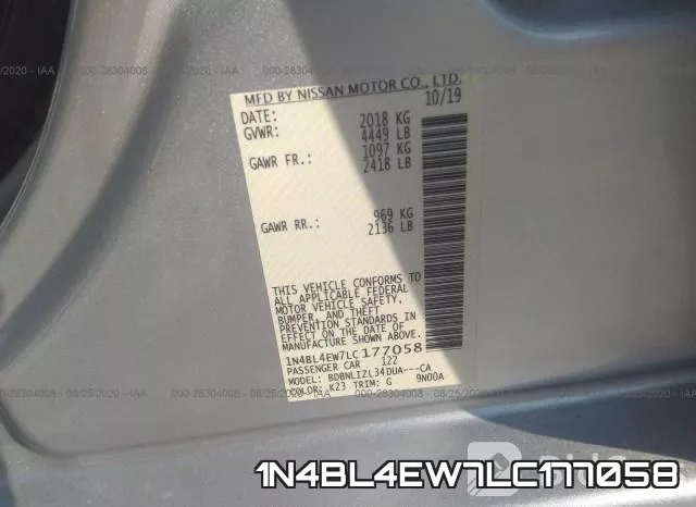 1N4BL4EW7LC177058 фото 10