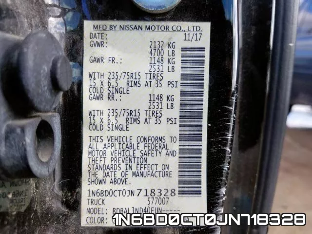 1N6BD0CT0JN718328 фото 2
