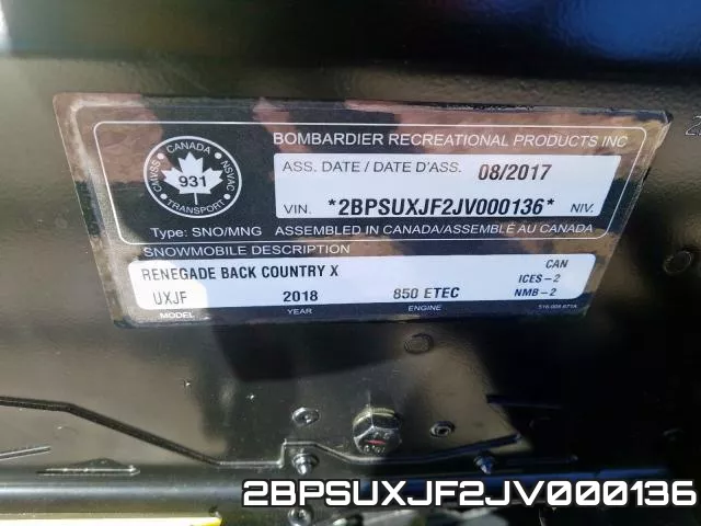 2BPSUXJF2JV000136 фото 2