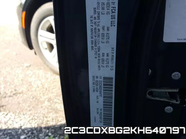 2C3CDXBG2KH640797 фото 2